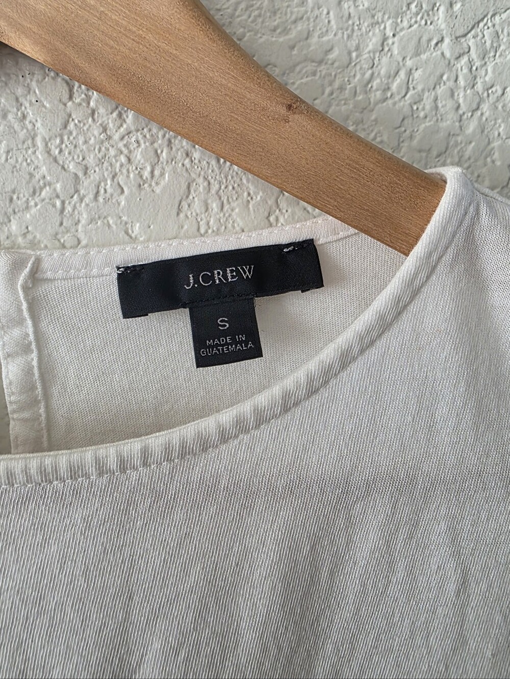 J. Crew White Pull SleeveTop Small - Picture 2 of 9